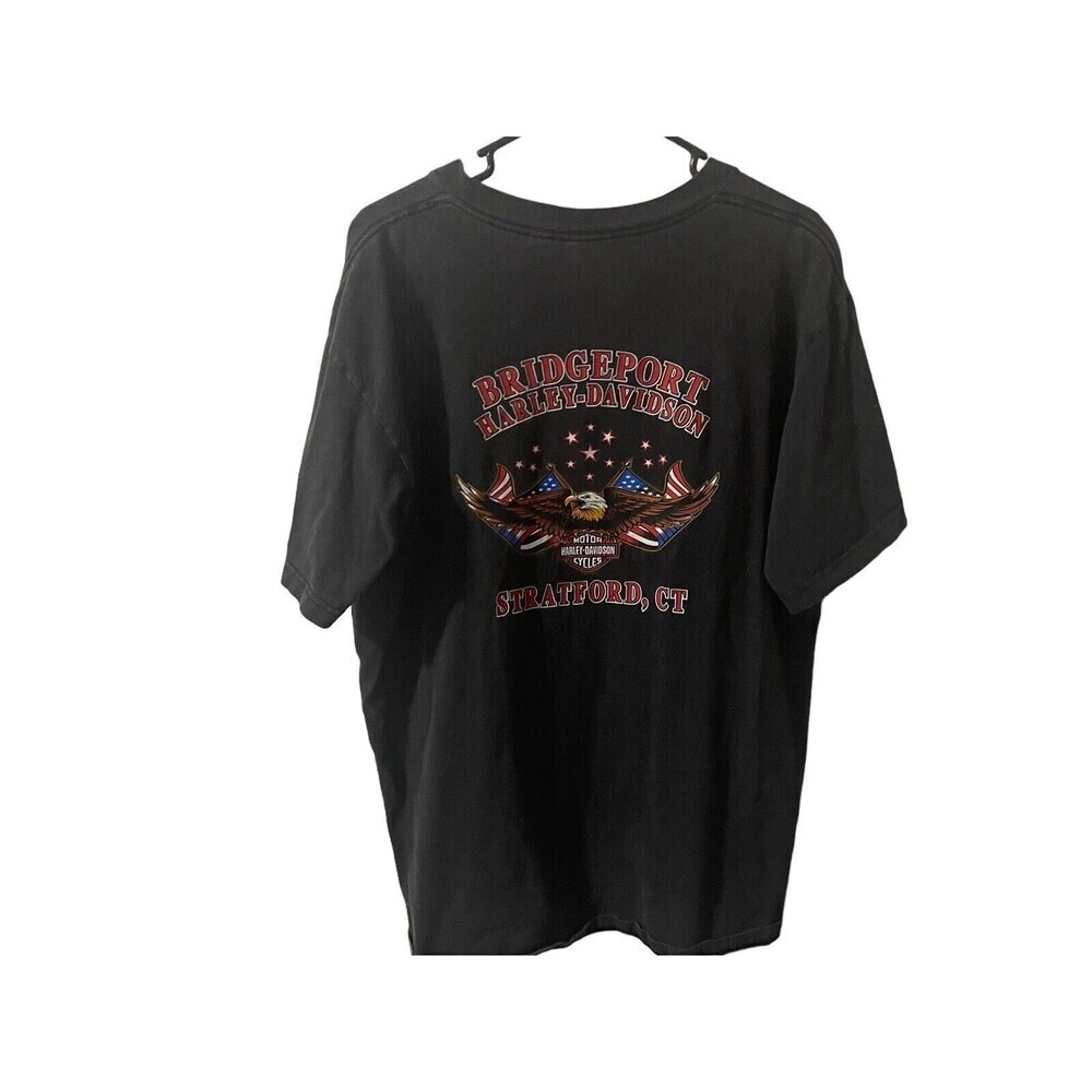 Vintage Harley Davidson of Stratford CT t-shirt men XL RARE
